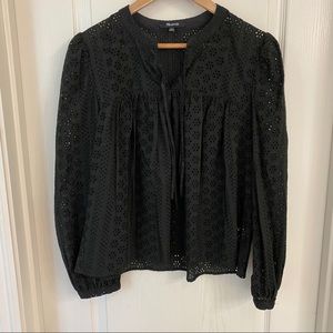 Madewell eyelet blouse